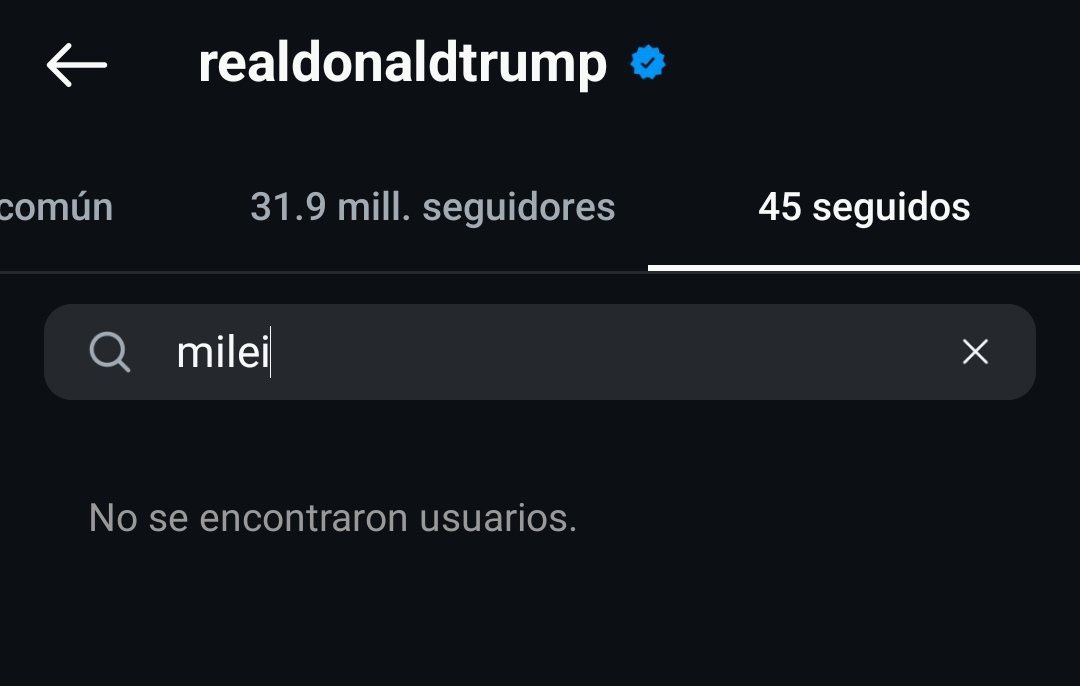 DONALD TRUMP DEJÓ DE SEGUIR A MILEI JAJAJJAJAJAJAJAJAJAJAJA ☠️