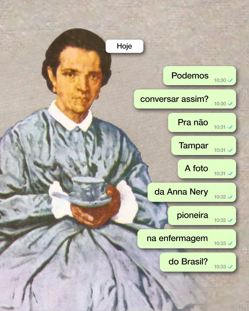 corensaopaulo's tweet image. Será que podemos conversar assim? 🤔

Anna Nery abriu caminho para a profissão que salva vidas todos os dias!

E por falar em avanços, ainda dá tempo de votar na Consulta Pública da PEC 19. 

Clique e participe: bit.ly/votepec19

#corensp #annanery #enfermagem #pec19
