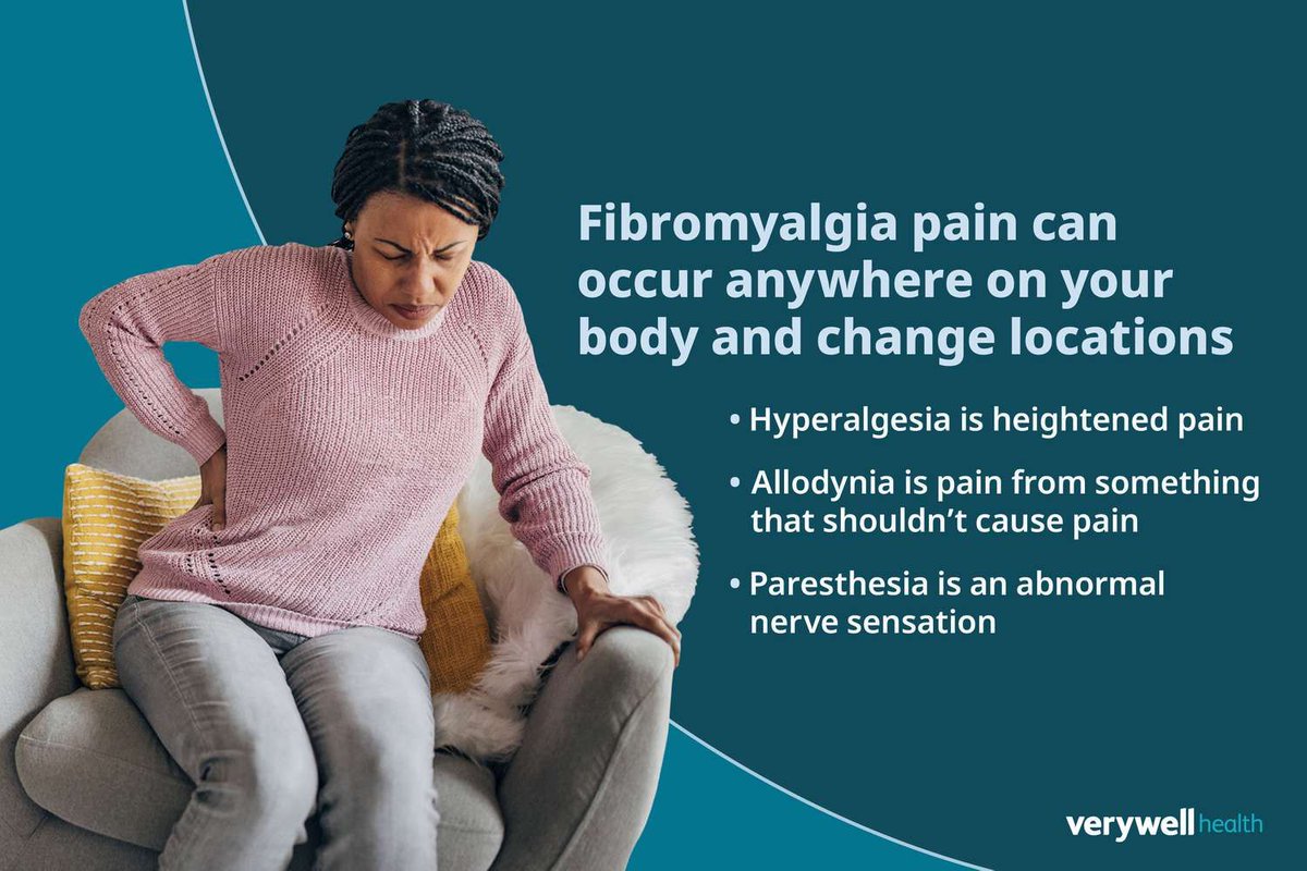#fibromyalgia #fibromyalgiaawareness 
thanks to verywellhealth