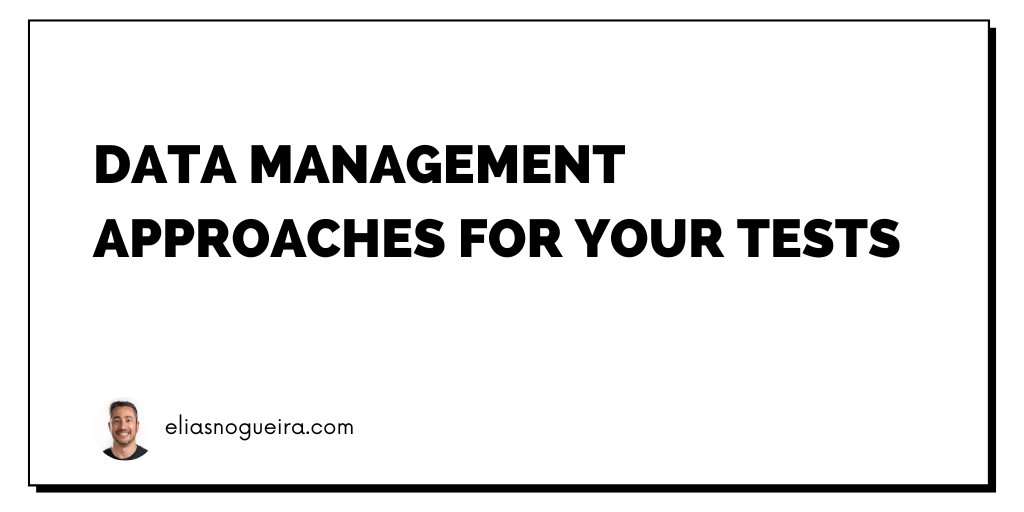 💡 Struggling with test data setup? Learn about fake data generation and dynamic consumption to keep your tests flexible and efficient. 

Full guide 👉 eliasnogueira.com/data-managemen…