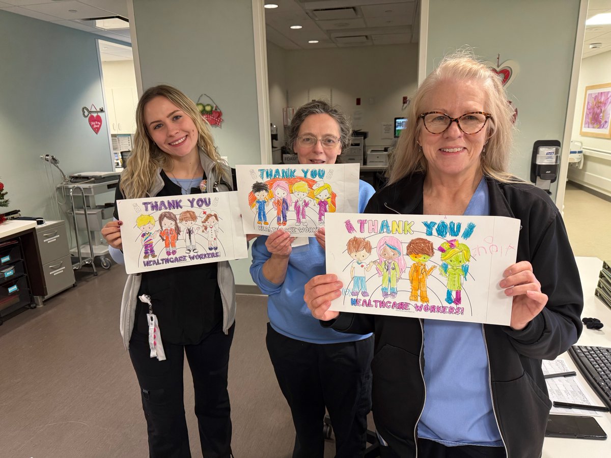 Well, this will warm your heart on a cold winter day! Students at Dover Hill Elementary School sent our caregivers thank-you cards for the lifesaving work they do every day. We appreciate every student who took the time to recognize our health care heroes!