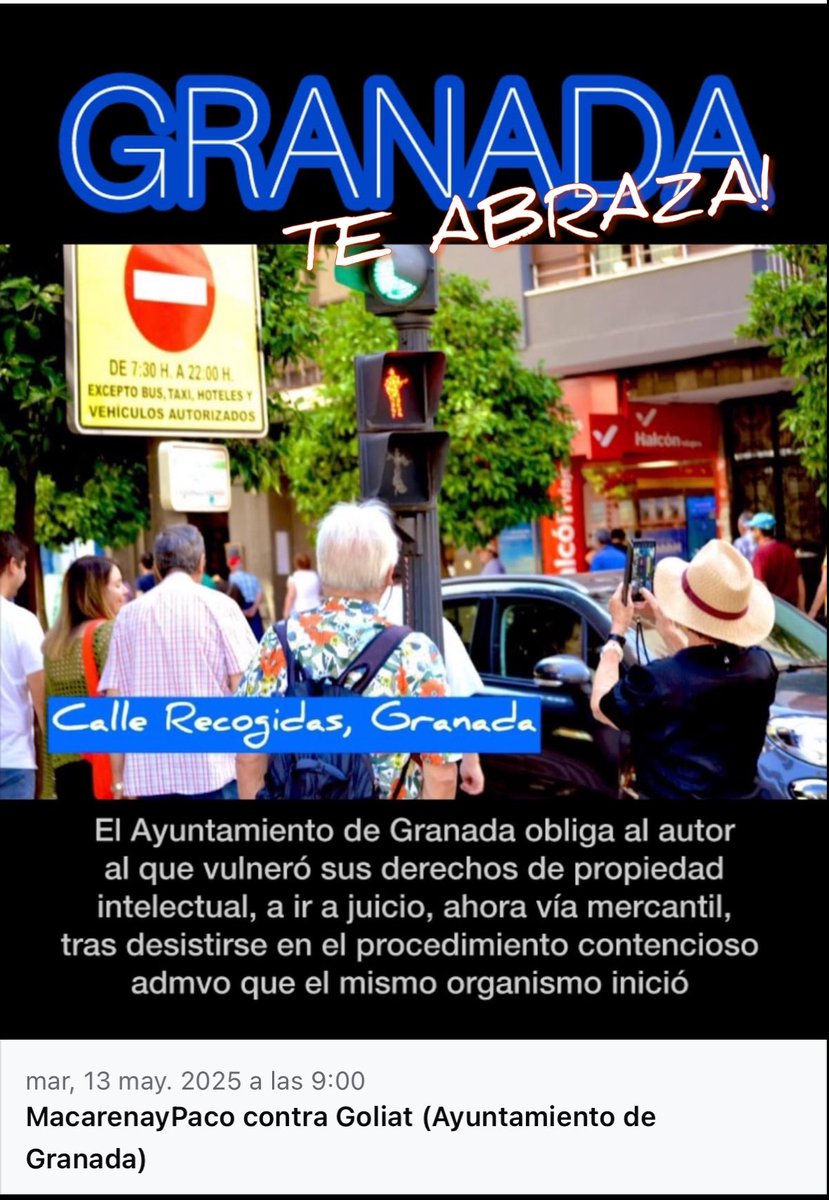 Hoy hemos presentado una denuncia ante la Oficina Andaluza Contra el Fraude y Corrupción <a href="/JusticiaJunta/">Consejería Justicia, Admón Local y Función Pública</a> 
Cómo se ejecutó el Expte, cuántas empresas cobraron del <a href="/aytogr/">Ayuntamiento de Granada</a> x usar nuestra obra e instalar los #semaforosflamencos 
Veremos si funciona este organismo…
#Sevilla  #Granada