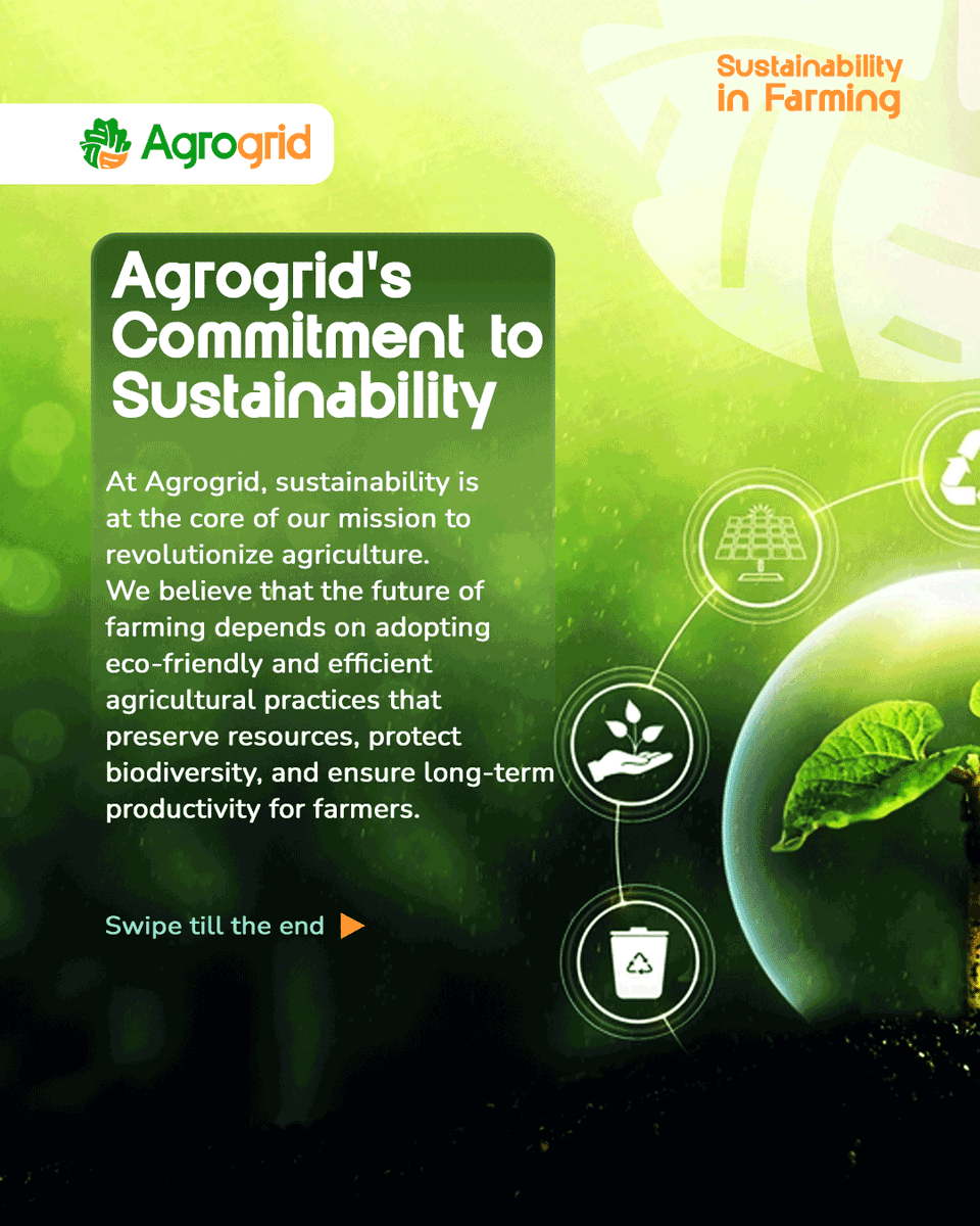 agrogrid's tweet photo. At Agrogrid, we’re championing sustainable agriculture through digital innovation, organic practices, and clean energy solutions. 

Join us in shaping a greener future for farming! 
#SustainableAgriculture #Agrogrid #InnovatingForSustainability #SmartFarming #SupportLocal https://t.co/WLn0w22bwD
