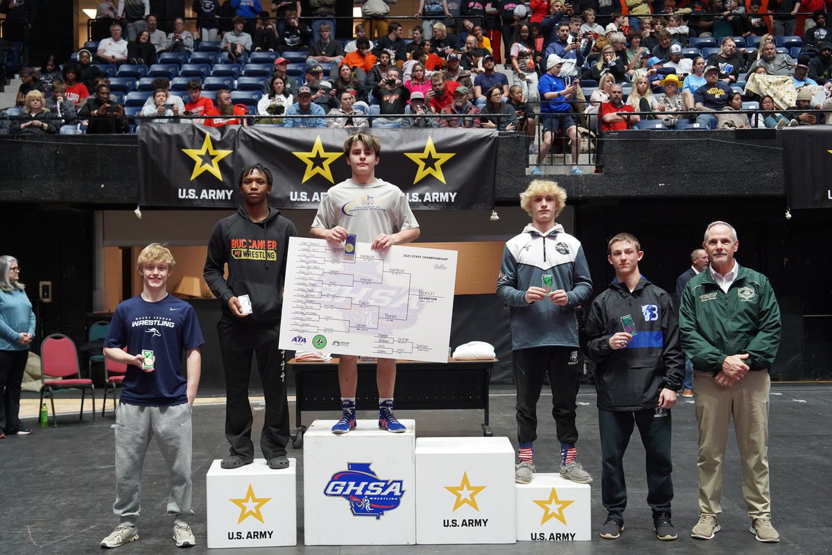 wrestlmustangs's tweet photo. Mount Vernon finished in the top 10 in 1A 

State Tournament Results
🏅 120lb - JC Moeser: 5th Place 🥉 132lb - Pace Lilenfeld: 3rd Place 🏅 138lb - Chip Fahlbusch: 4th Place 🤼 113lb - Benjamin Easterlin: 1-2 🤼 157lb - Keon Clealand: 1-2 🤼 HWT - Ryley Fuller: 2-2 https://t.co/qmqWSYL7wJ