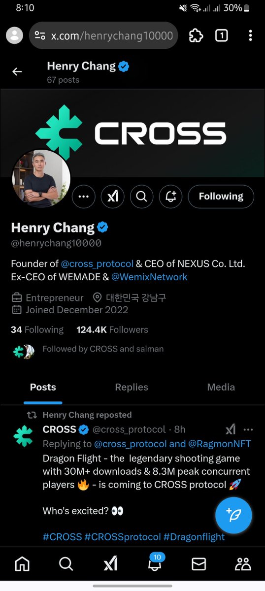 AnikMr64848's tweet image. X : @AnikMr64848 
Binance uid : 919790012
LFG 💥 #CROSS #CROSSprotocol #Dragonflight