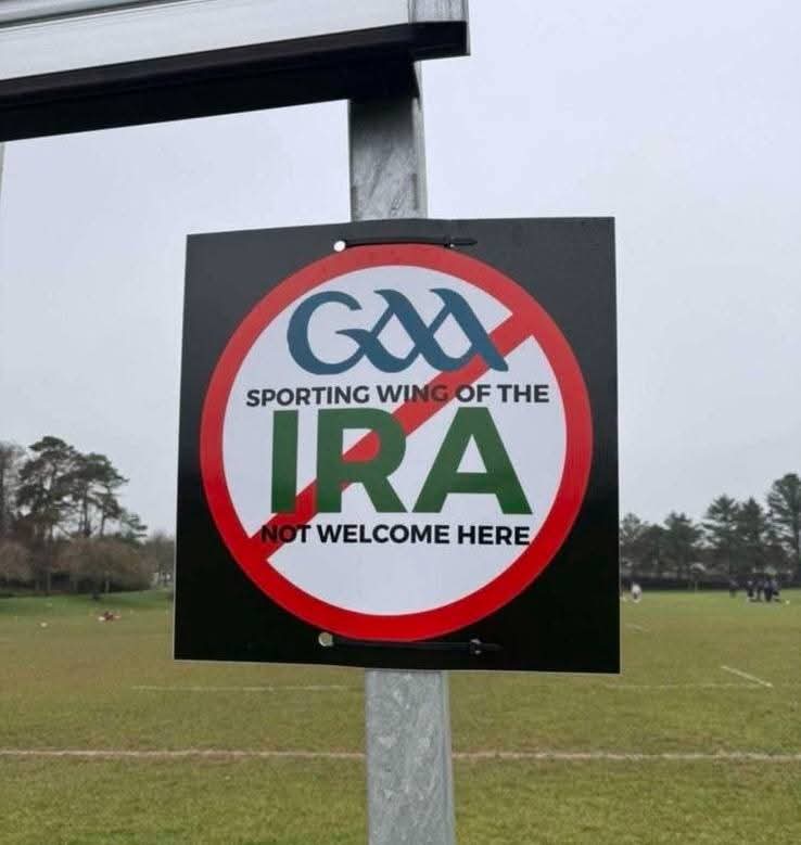 𝗗𝗲𝗰𝗹𝗮𝗻 𝗞𝗲𝗮𝗿𝗻𝗲𝘆 𝗦𝗶𝗻𝗻 𝗙𝗲𝗶𝗻 has, over the weekend, tried to smear an entire community in Randalstown Co.Antrim as being "sectarian bigots" because of their opposition to the GAA.

Full article in the link below 👇🏻

facebook.com/share/p/167SkZ…