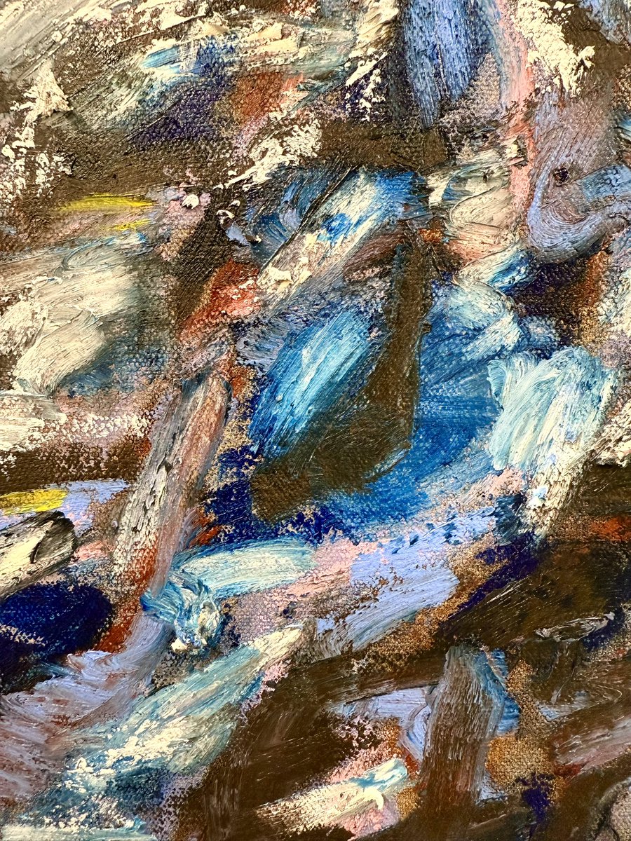 martinlbenson's tweet photo. “Mountain Mama”
20” x 24”
Oil paint , Oil Stick, Beeswax, Rose Quartz, and Howlite on Canvas 

#motherearth #newartprocess #newpainting #heavenonearthseries #rosequartz #howlite #mountains #painting https://t.co/IUQb4JBXAV