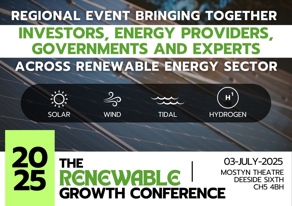 🚨Register your space for the Renewable Growth Conference 2025!

Register here: lnkd.in/ewuArwJf

#DBF
