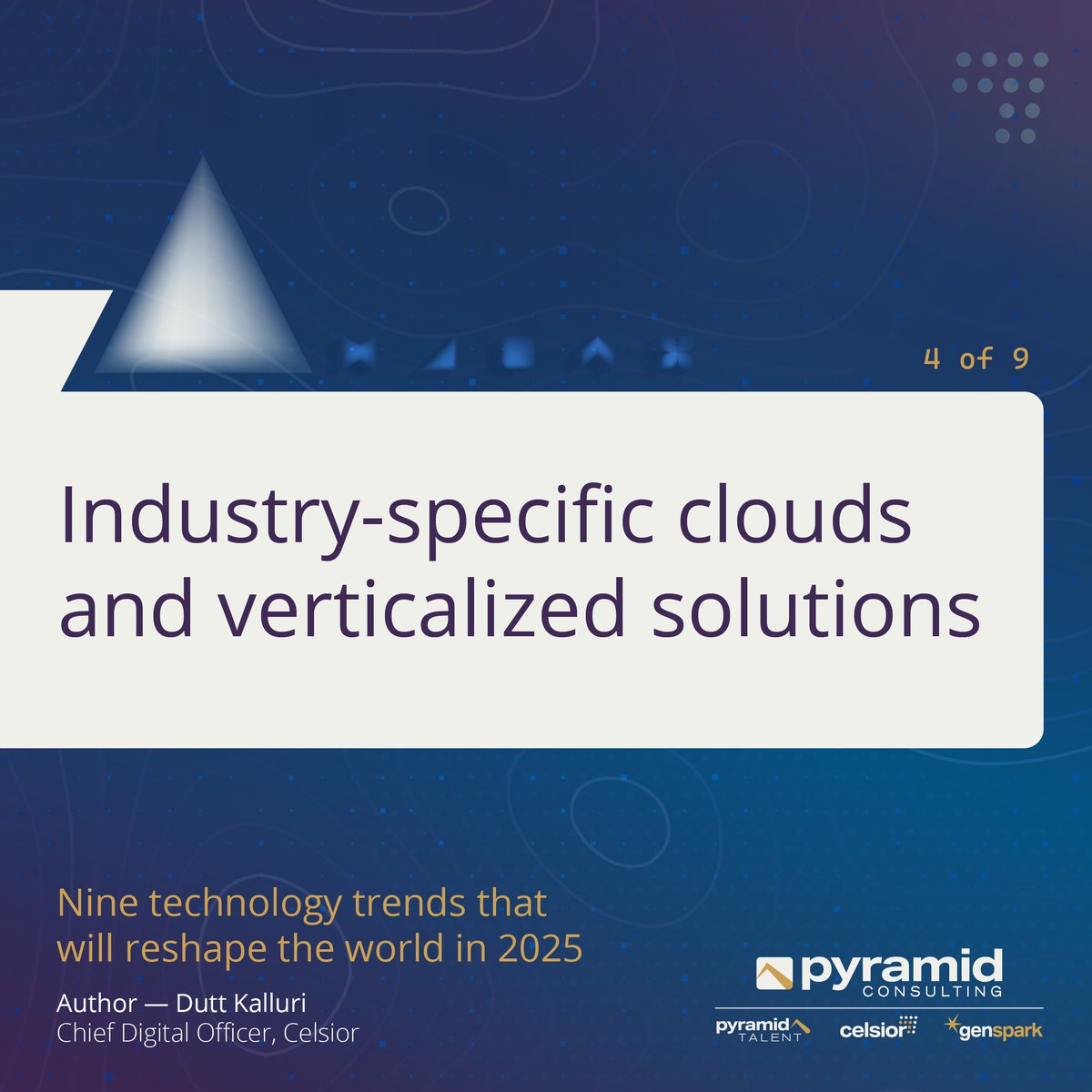 CelsiorTech's tweet image. The fifth blog of our IT trends series is out!  
 
Dutt discusses the viability of cloud computing with the rise of industry-specific clouds and verticalized solutions. 

Read More: hubs.ly/Q036YMXn0 

#PyramidApproach #IndustrySpecificClouds #VerticalizedSolutions