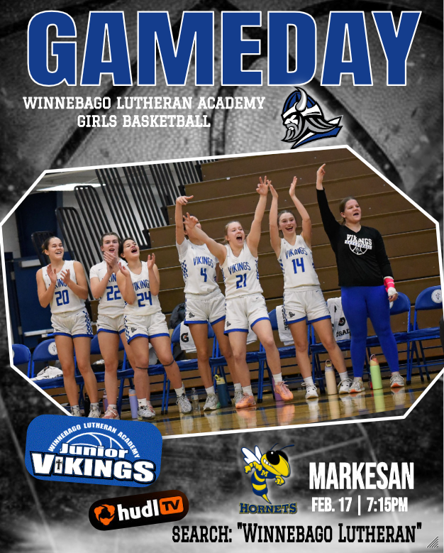 🏀 GAMDAY🏀

A home Monday night non-conference game tonight against Markesan. It's also Junior Viking Girls Basketball night at the gym! Go Vikings!!
 
👀- Hornets (10-3 | 15-6) 🆚 Vikings (4-9 | 8-13)
⏰- JV 5:50 | V 7:15
📍- WLA
📺- Hudl Fan ➡️fan.hudl.com/usa/wi/fond-du…