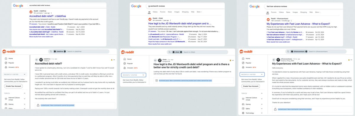 AdInfusion's tweet photo. Guess how many of Reddit’s 25 most valuable “best” pages and 25 most valuable “reviews” pages still allow people to comment?

50%

I’d take it as a cue.

It’s less about constant chatter and more about curating quality. Reddit’s knack for ranking high shows that controlling the conversation can keep content relevant and authoritative, a subtle but powerful SEO lever.