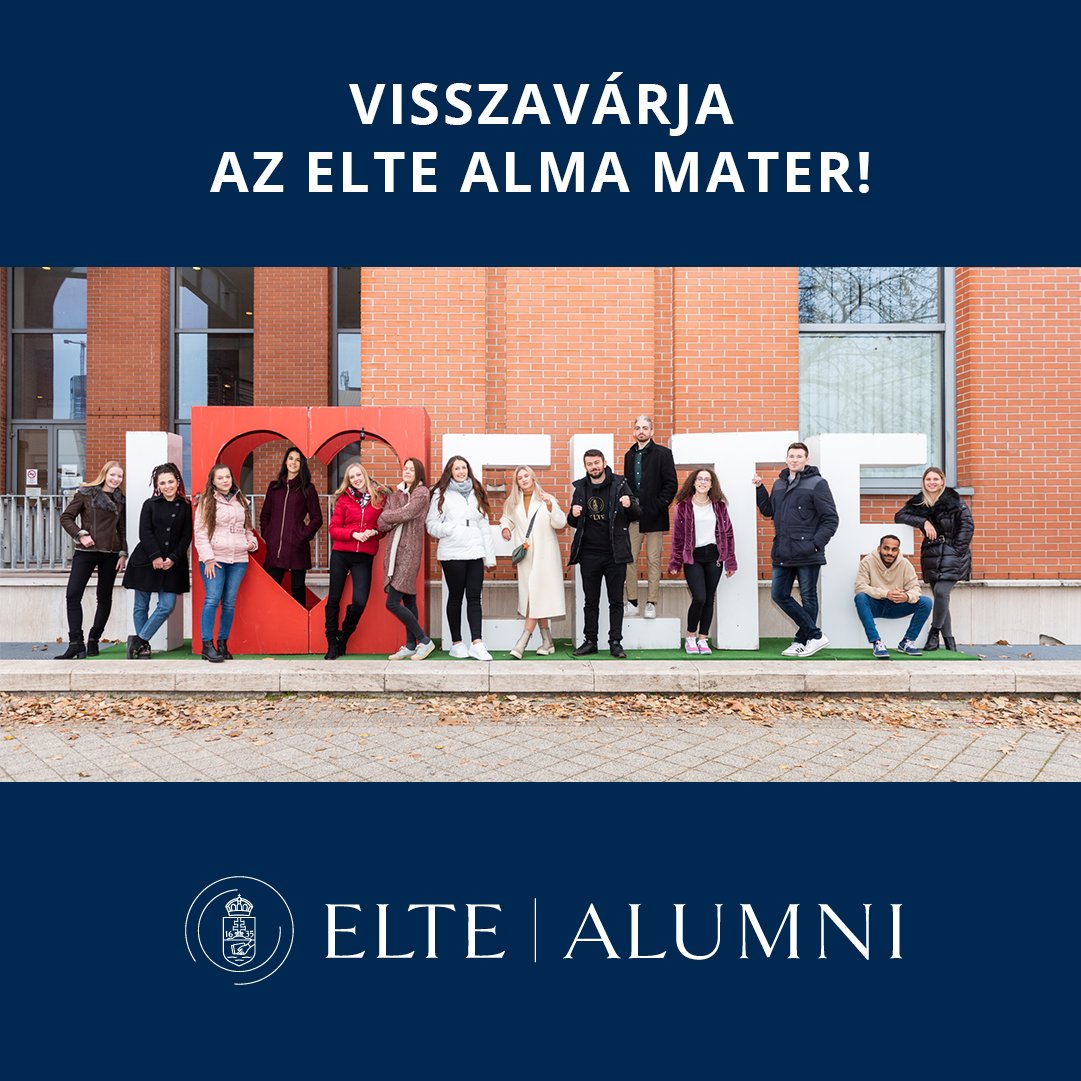 ELTEAlmaMater's tweet photo. Csatlakozzon az ELTE Diplomások köréhez!  
👉 https://t.co/ISOYucbR6X
ELTE Alumni facebook: https://t.co/60UINzchqi 
Youtube/Alumni: https://t.co/mFtyb3y2Il
ELTE Alumni Instagram: https://t.co/l5EcfppmhM    
ELTE LinkedIn: https://t.co/gwmMcxmGLU https://t.co/rw0SdVenPQ