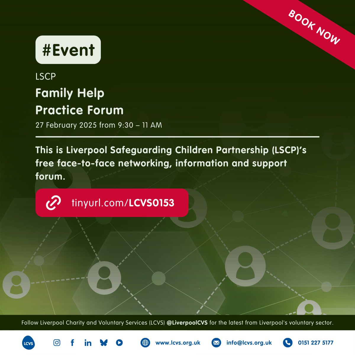 Bluesky: tinyurl.com/BlueskyLCVS (@liverpoolcvs) on Twitter photo 🚨#Event | This event is for any professional working with children, young people and their families in Liverpool.
⬇️LEARN MORE⬇️
🔗tinyurl.com/LCVS0153 <a href="/SoniaBassey1/">Sonia Bassey MBE, FLJMU #IStandWithFionaDonohoe</a> 🚨#Event | This event is for any professional working with children, young people and their families in Liverpool.
⬇️LEARN MORE⬇️
🔗tinyurl.com/LCVS0153 <a href="/SoniaBassey1/">Sonia Bassey MBE, FLJMU #IStandWithFionaDonohoe</a>