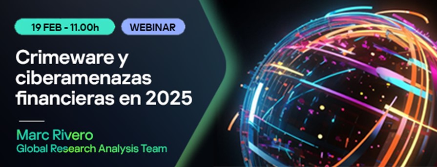 📅 Este miércoles a las 11 am tendremos un interesante webinar con <a href="/Seifreed/">Marc R</a>   titulado "Crimeware y ciberamenazas financieras en 2025". 💸

▪️ Eventos clave que ocurrieron en 2024 en el panorama de las ciberamenazas financieras y las principales APTs. 🕵️
▪️ Predicciones de las