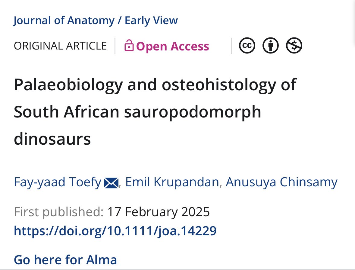 YAY!!! Fay-Yaad Toefy’s First-ever publication! Congratulations,  Fay-Yaad!! May you have many, many more papers to your name
doi.org/10.1111/joa.14…