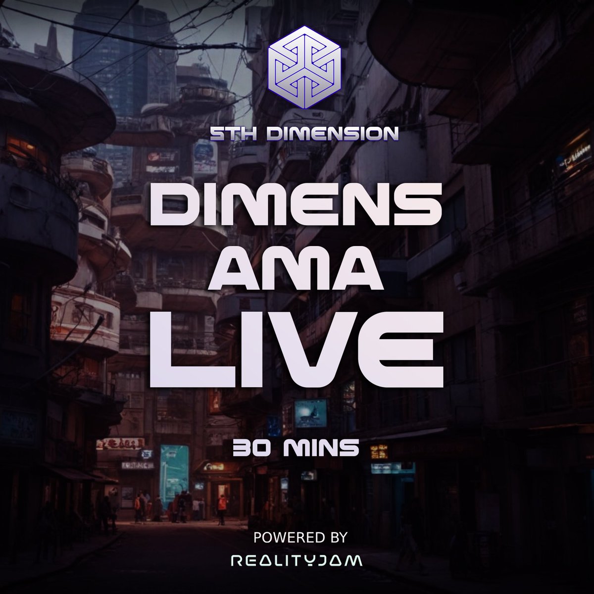 RealityJamTech's tweet image. 🌌 30 MINUTES TO ENTER THE 5TH DIMENSION! 🌌

Join us LIVE with @CryptoPower26 to explore the future of crypto gaming!

🔗 Venue: Binance Live
binance.com/live/video?roo…

📅 Feb 17, 2025 | ⏰ 03:00 PM UTC

💸$200 $Dimens for live participants 💸