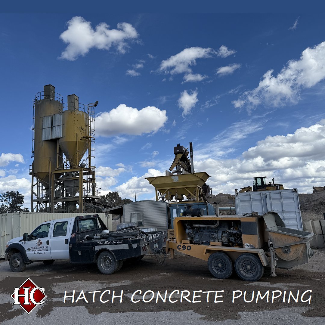 HatchConcrete's tweet photo. Concrete pumping by Hatch Concrete. We can pump concrete wherever you need it. "This Mud's for You"

Call to schedule the pump: 928-358-9433 or visit us online at https://t.co/IiAYn00bau 
.
#hatchconcrete #concretepumping #concretepump #hatchconcretepumping #readymix #concrete https://t.co/Zl34q8i6y4