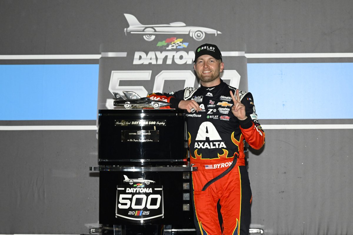 Relay Payments (@relaypayments) on Twitter photo He goes BACK-to-BACK! Check out the thrilling final minutes of last night's #Daytona500 where <a href="/WilliamByron/">William Byron</a> returns the Relay Payments logo to the Winner's Circle! π
So cool. So proud. π€©
hubs.li/Q036YPlb0 He goes BACK-to-BACK! Check out the thrilling final minutes of last night's #Daytona500 where <a href="/WilliamByron/">William Byron</a> returns the Relay Payments logo to the Winner's Circle! π
So cool. So proud. π€©
hubs.li/Q036YPlb0