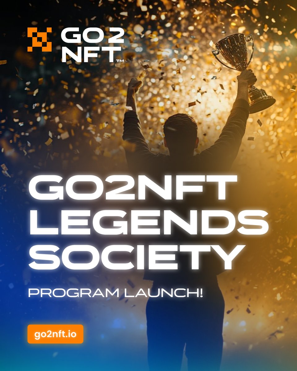 go2nft_official's tweet image. Go2NFT Legends Society Program Launch! 🏆

We’re thrilled to announce the launch of our Go2NFT Legends Society!

This is where we recognize our most active and engaged members on the Telegram chat. 

Monthly Rewards:

1️⃣st place – $40
2️⃣nd place – $30
3️⃣rd place – $20

Join our…