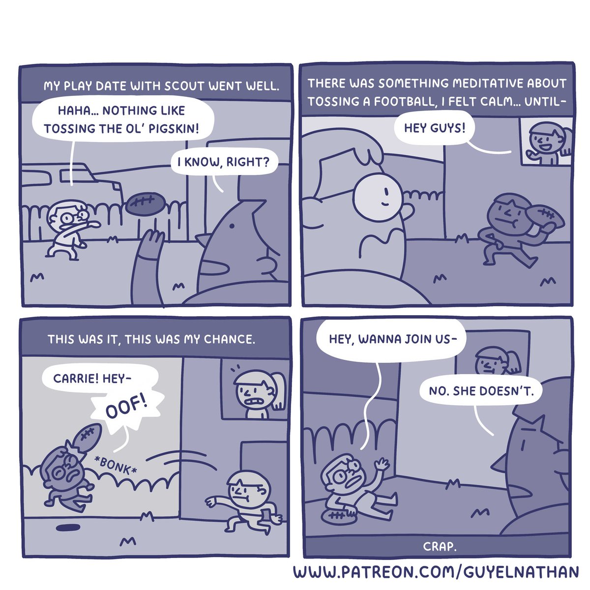 GuyElnathan's tweet photo. Monday FUNDAY freebie 🙏 #webcomic #childhood #nostalgia #childhoodcrush https://t.co/6kDYZy95xw