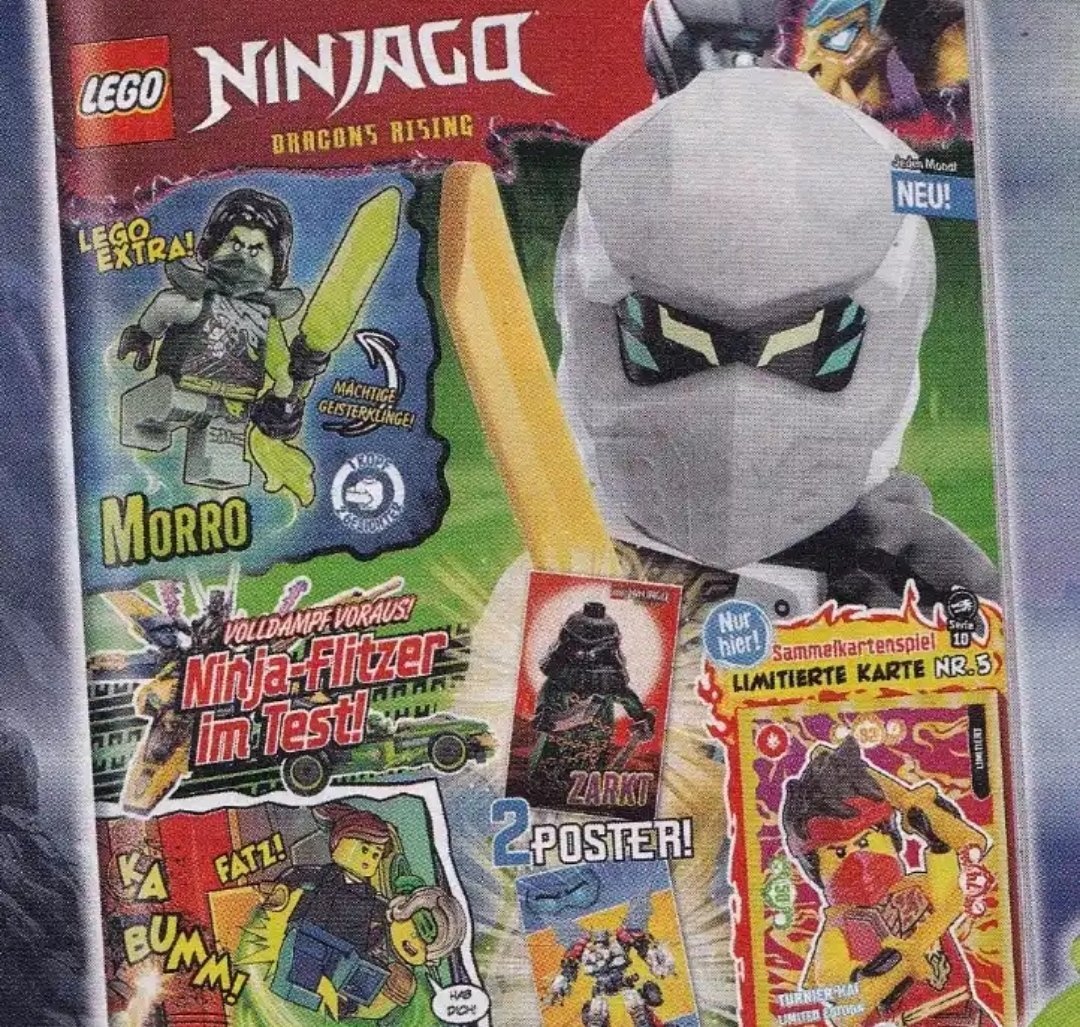 MORRO IS GONNA BE IN THE NINJAGO MAGAZINE Oh. My. Days. This is so