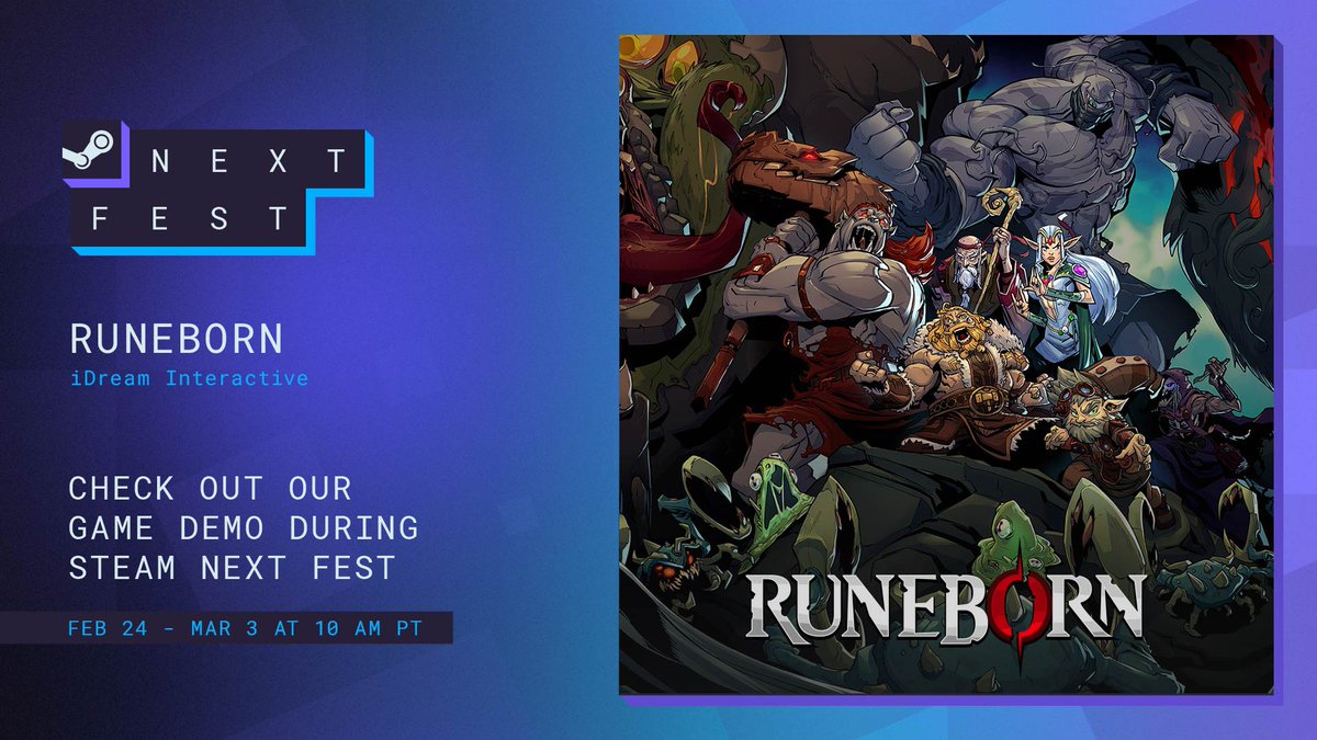 Runeborn | Buy Now on Steam tweet media