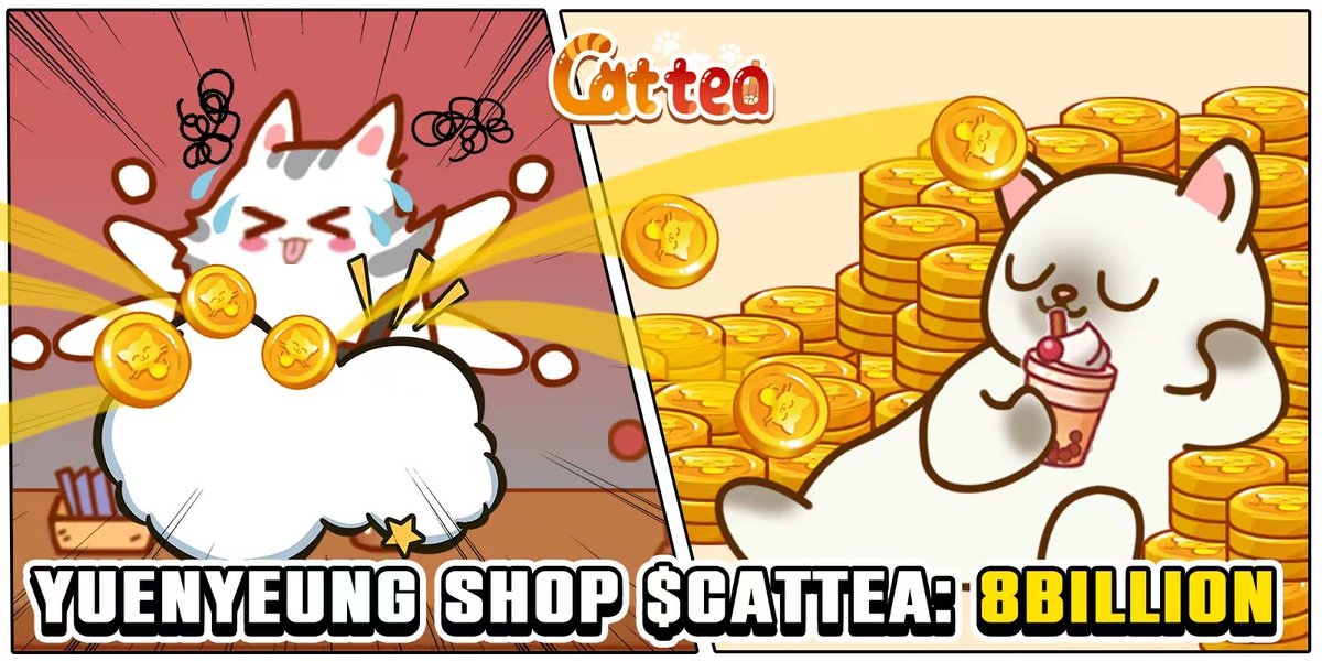 CatrixXyz's tweet image. 🪂Your Yuenyeung Milktea Shop - The Ultimate 24/7 Profit Machine! 💰

Our amazing players have collectively earned 8B $CATTEA through their Yuenyeung Milktea Shops! This isn't just a game - it's your personal wealth factory!

🪙While others chase the market, $CATTEA shop owners…