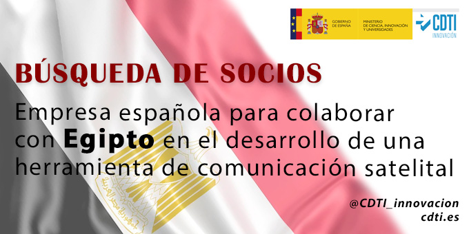 CDTI_innovacion's tweet photo. 📢 Búsqueda de empresa española para colaborar con Egipto en el desarrollo de una solución en el área de #InternetDeLasCosas que permita mejorar la conectividad en áreas remotas gracias a sistemas de transmisión satelitales 🇪🇸🇪🇬

+ info ▶️ https://t.co/ZNqNJrACHz

#IoT #ESITIP #CooperaciónTecnológica #EspañaEgipto #AyudandoCrearFuturo