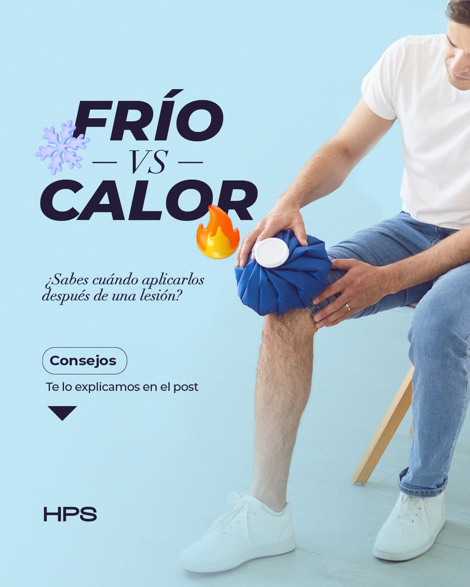 🌡️ ¿Frío o calor?

Ambas son técnicas eficaces para aliviar el dolor y mejorar lesiones, pero aplicarlas correctamente es clave para evitar efectos contrarios. Muchas personas se preguntan cuál de estas dos opciones es la más adecuada, descúbrelo en nuestro Instagram y Facebook.