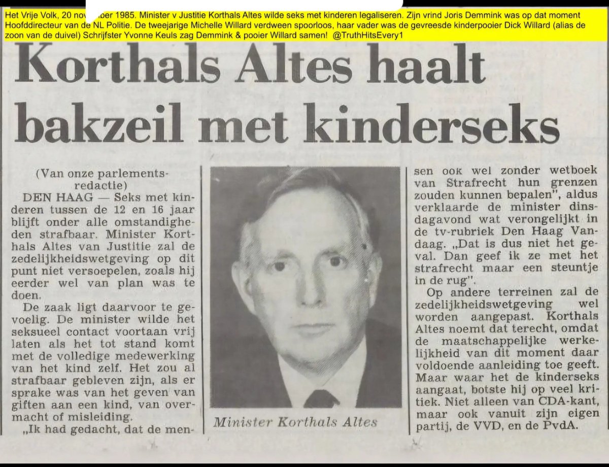 En dan verdwijnen ineens duizenden kinderen en gaan een paar honderd van dood en niemand die daar iets over zegt of mag zeggen? 
WANT?.... 
#Shithol 👇👇