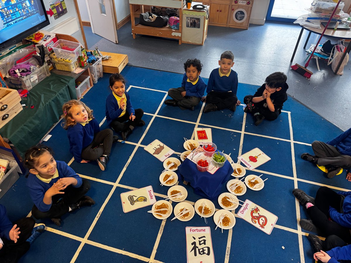 StarksField's tweet image. Our reception children celebrating Chinese New Year on Wednesday 29th January!