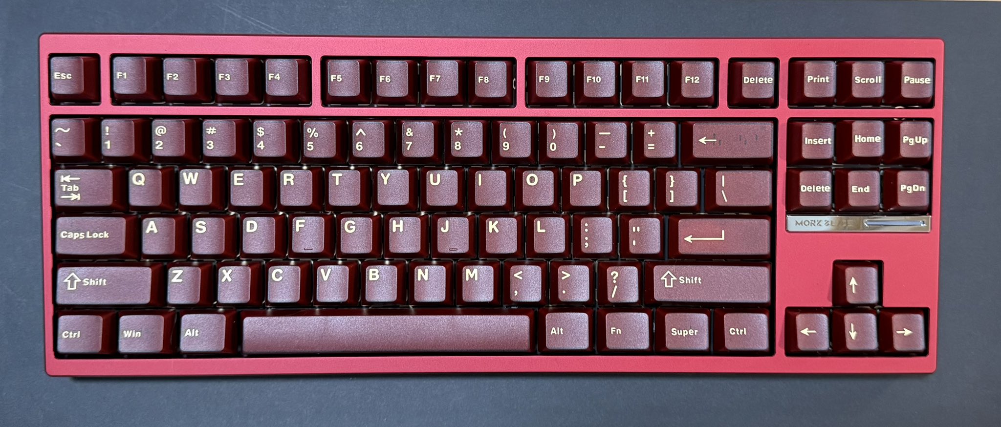 キーボード morkblade bold tkl he SCARLET / SANDGOLD Rabbit0-Shop / MORKBLADE SCARLET / SANDGOLD ラピッドトリガー