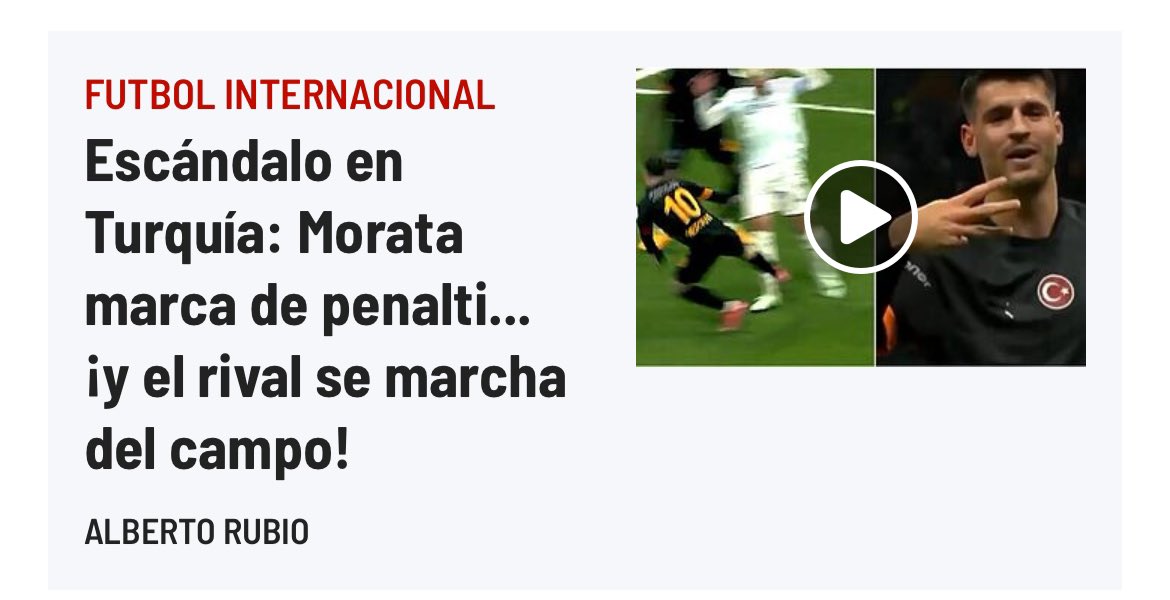 FJ_Arenas's tweet photo. Que te marque Morata, es para irse. https://t.co/SYyUmmTERI