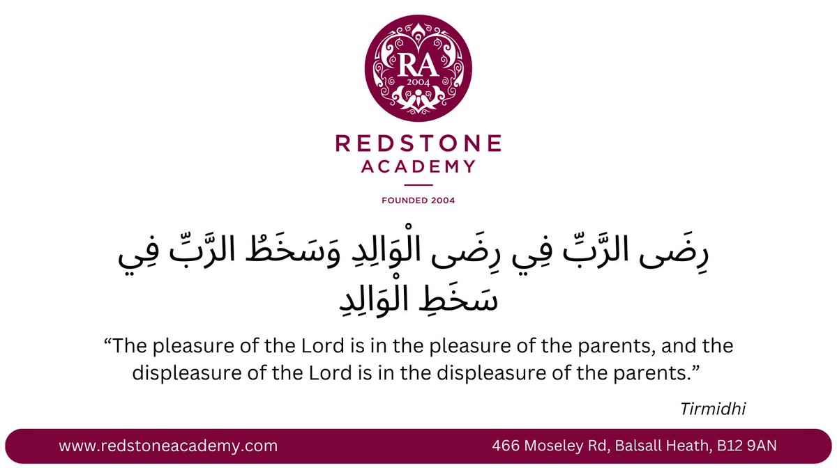 RedstoneAcademy's tweet image. Hadith of the week

This hadith serves as a powerful reminder of the importance of being righteous towards parents in Islam.