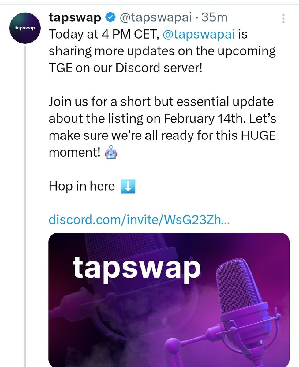THECRYPTOBiz205's tweet photo. So listing on February 14th is now confirmed
Bitget confirmed, binance and other exchanges to follow
Everywhere good 😎
1 $TAPS = $7.8
#tapswapcodes
#tapswapcodes
#Tapswap
#Bitgetlisttaps https://t.co/wyBA45Nhle