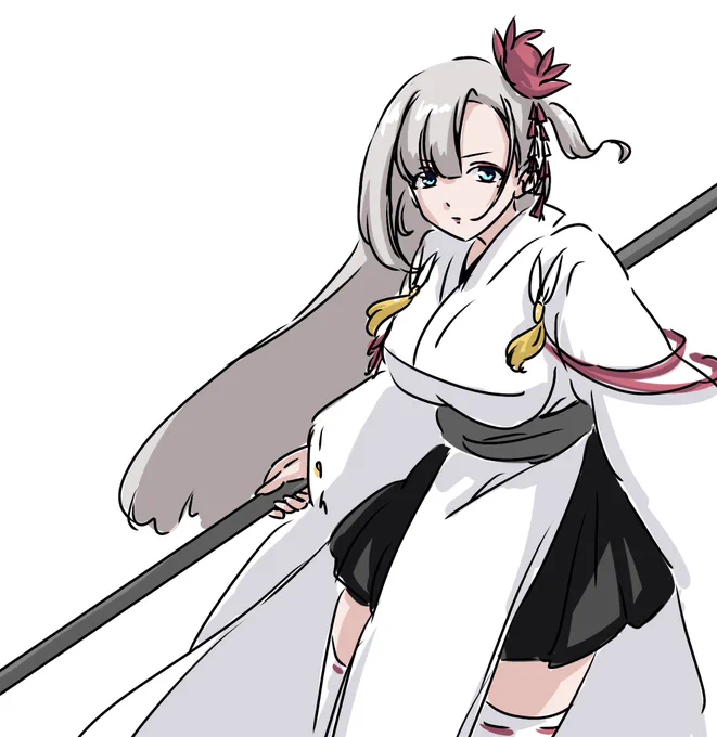 拙者、長物のこういう持ち方が大好き侍 