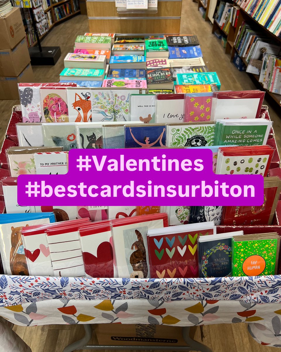 Pop by and see us for your Valentines card(s)! #bestcardsinsurbiton