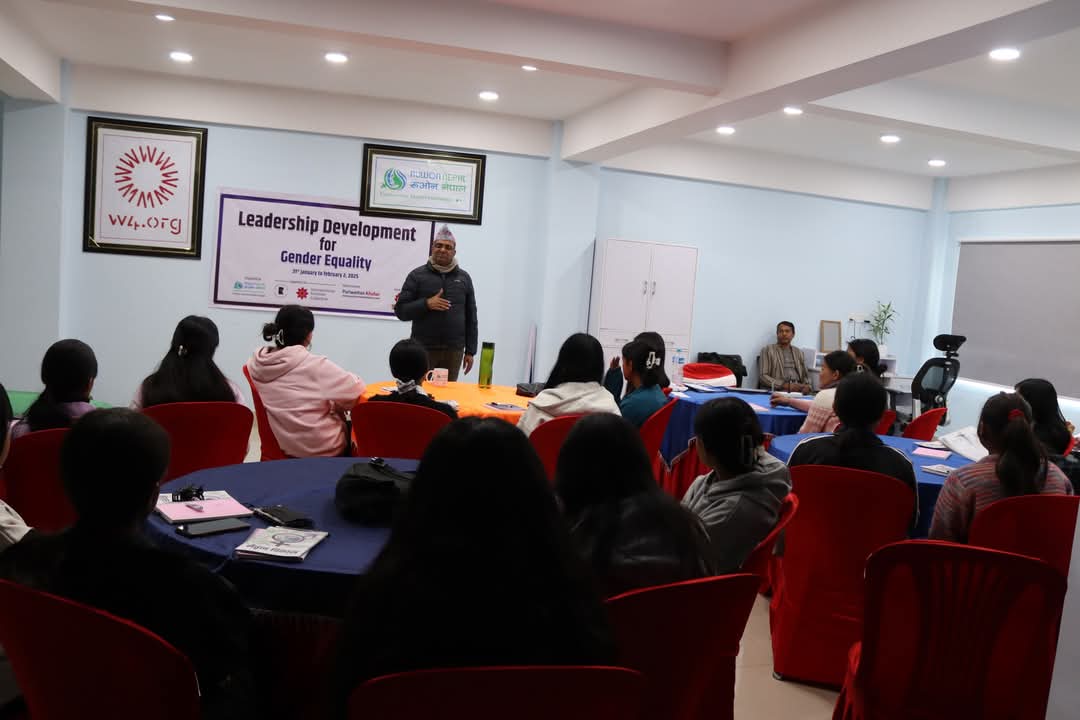 nepalruwon's tweet photo. Leadership Development for Gender Equality training Day 1🙏❤️
#leadershipdevelopment
#ruwonnepal
#girlpower
#IFC
#WomenPower https://t.co/hb0iI6yjmm