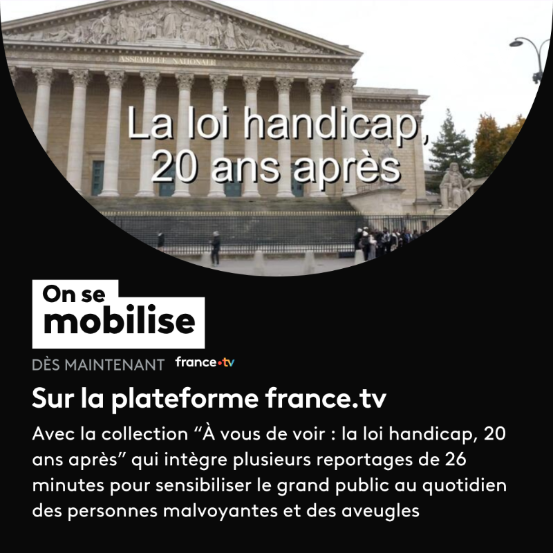 Francetele's tweet photo. ♿ #LoiHandicap | Pour les 20 ans de la loi handicap, @Francetele se mobilise avec un dispositif éditorial pour changer le regard sur le handicap.

Au programme : films, documentaires, débats ainsi qu'une campagne de sensibilisation.

📲 Sur nos antennes et @FranceTV