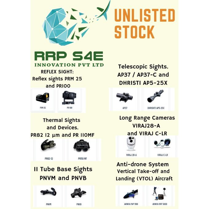 UnlistedXChange's tweet image. We buy sell Shares of RRP S4E Innovation. 

One of the best company in #UnlistedMarkets 

Click on wa.me/7977529030 for more details and buy/sell.

#RRPS4E #RRP #UnlsitedShares #Unlisted #PreIPO #IPO #IPOs #IPOAlert #IPOUpdates #UpcomingIPO