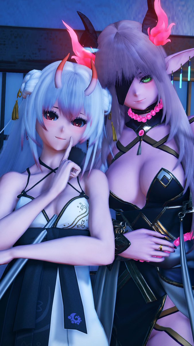 smol ojou with beeg oni👹<a href="/CODEPEXILER/">エクシラ</a> 
#PSO2NGS_S︎S #PSO2NGS