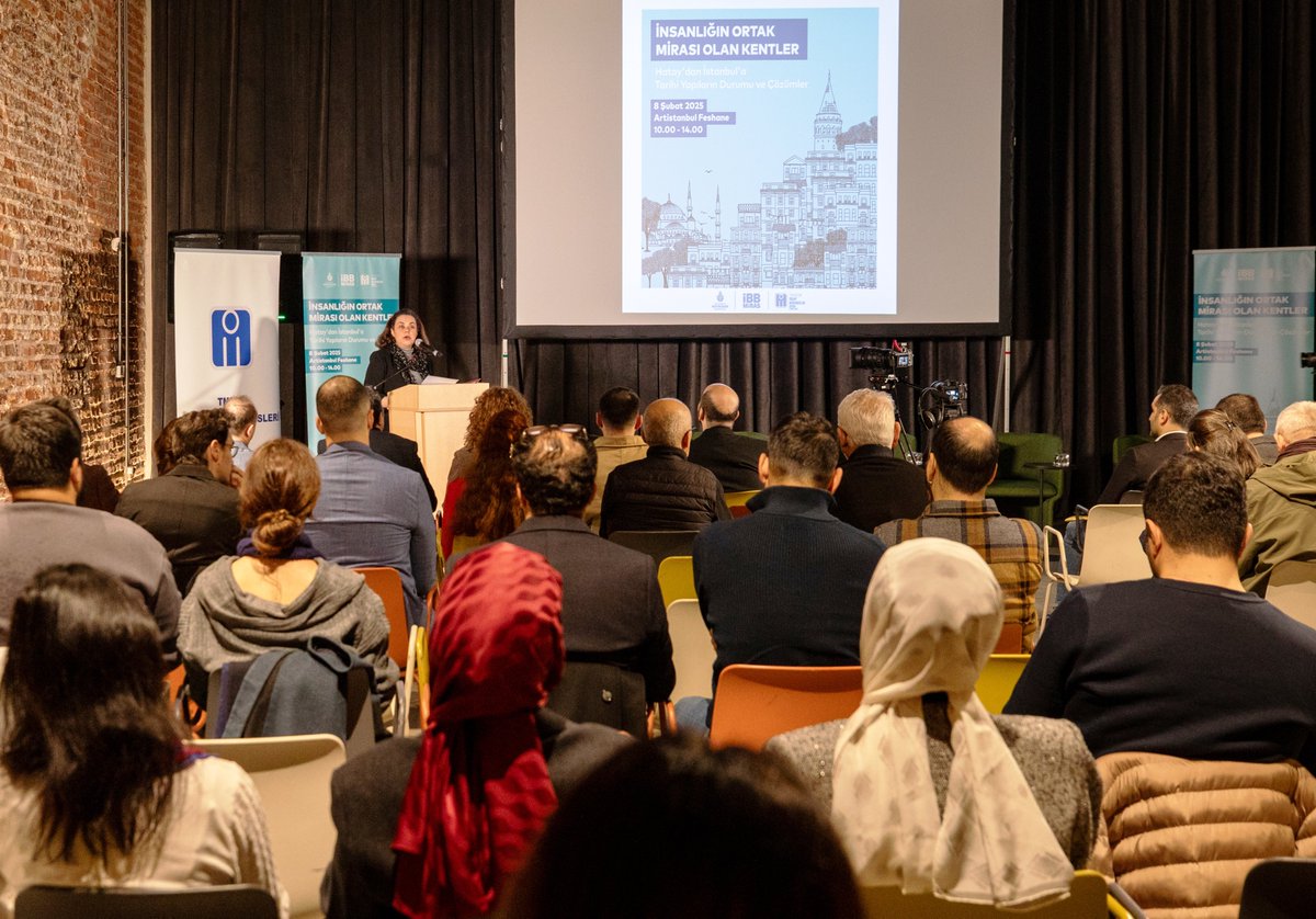 Şube Yönetim Kurulu Başkanımız Sinem Kolgu’nun İBB Miras’la Birlikte 8 Şubat 2025 tarihinde  düzenlediğimiz “İnsanlığın Ortak Mirası Olan Kentler: Hatay’dan İstanbul’a Tarihi Yapıların Durumu Ve Çözümler” başlıklı etkinlikte yapmış olduğu konuşmaya ulaşmak için