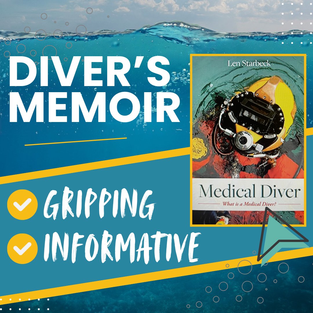 TwBookClub's tweet photo. Len Starbeck knows the seas and the oceans. A career as a medical diver has taken him around the world. Read his memoir, "Medical Diver," to learn more!
Grab a copy:
https://t.co/OzrVz0brD4
Follow the author: @LenStarbeck
#Diver #NavyMan https://t.co/ytv9omuaPT