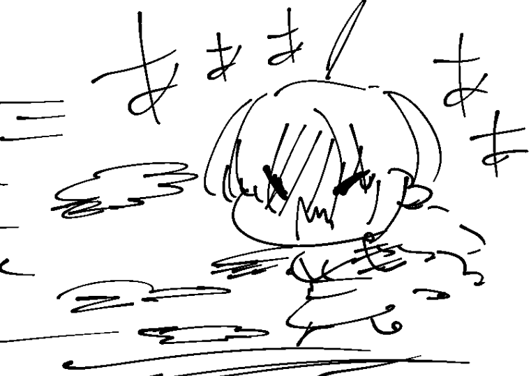 腕を動かすマリーカ 
