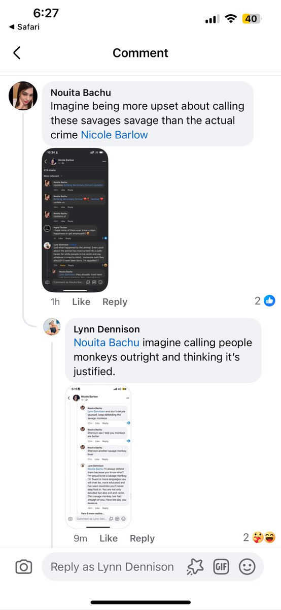 therealwitty_'s tweet photo. @Nicole_Barlow1 Is it possible to seek justice without allowing your supporters and followers to make racist comments on your platforms? https://t.co/e4Jb5rR8u7