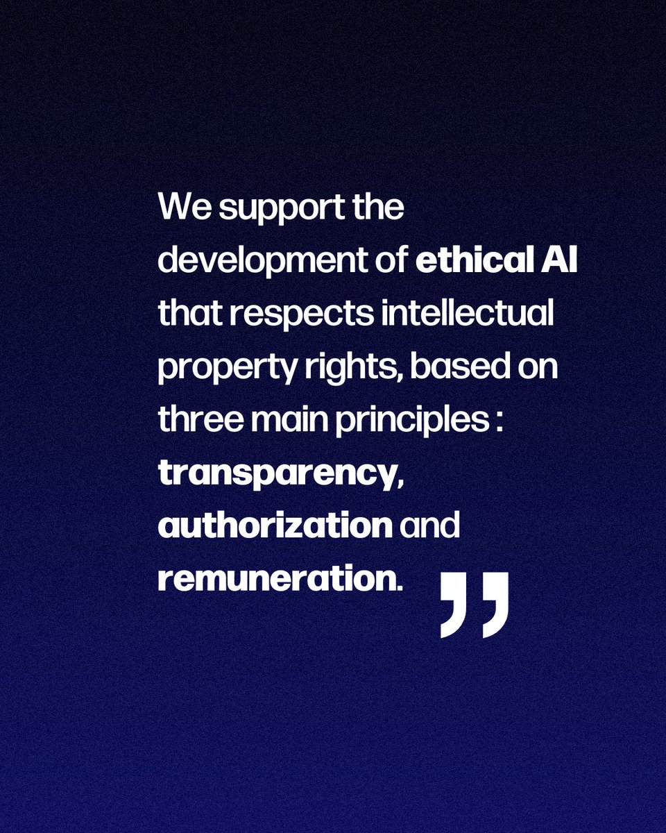 Paris 2025 AI Action Summit

➡️FERA joins 38 international organisations representing all sectors of the creative and cultural industries in calling to build a future that reconciles the development of AI with respect for copyright and related rights. 

🔗 shorturl.at/0585I