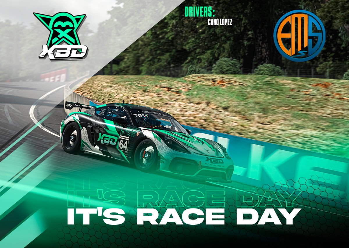 XBD RACING MOTORSPORT (@xbdracing) on Twitter photo 4º Carrera de la <a href="/EMS_iRacing/">European Master Series</a> GT4.
Solo tendremos a <a href="/BatCanho25/">点头像/主页有微-、</a> defendiendo a los colores de XBD.
¡Suerte Caño! Los muros no esperan 😌
🎯 Mount Panorama
📹 twitch.tv/ems_iracing
⏳ 22:30
#GreenPower #GoXBD 4º Carrera de la <a href="/EMS_iRacing/">European Master Series</a> GT4.
Solo tendremos a <a href="/BatCanho25/">点头像/主页有微-、</a> defendiendo a los colores de XBD.
¡Suerte Caño! Los muros no esperan 😌
🎯 Mount Panorama
📹 twitch.tv/ems_iracing
⏳ 22:30
#GreenPower #GoXBD