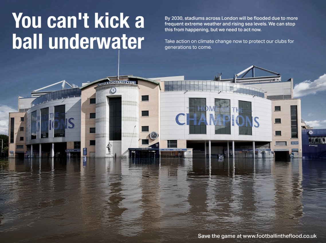One Home (@ouronehome) on Twitter photo "By 2030 London clubs <a href="/FulhamFC/">Fulham Football Club</a>, <a href="/ChelseaFC/">Chelsea FC</a> , <a href="/WestHam/">West Ham United</a>, <a href="/MillwallFC/">Millwall FC</a>, & <a href="/CAFCofficial/">Charlton Athletic FC</a> will experience game cancellations, waterlogged pitches, and possible long-term closures"
<a href="/ANGETERRY/">Angela Terry MSc MEI 🌍</a>'s column explains what football fans can do to help save their club: yorkshireeveningpost.co.uk/news/environme… "By 2030 London clubs <a href="/FulhamFC/">Fulham Football Club</a>, <a href="/ChelseaFC/">Chelsea FC</a> , <a href="/WestHam/">West Ham United</a>, <a href="/MillwallFC/">Millwall FC</a>, & <a href="/CAFCofficial/">Charlton Athletic FC</a> will experience game cancellations, waterlogged pitches, and possible long-term closures"
<a href="/ANGETERRY/">Angela Terry MSc MEI 🌍</a>'s column explains what football fans can do to help save their club: yorkshireeveningpost.co.uk/news/environme…