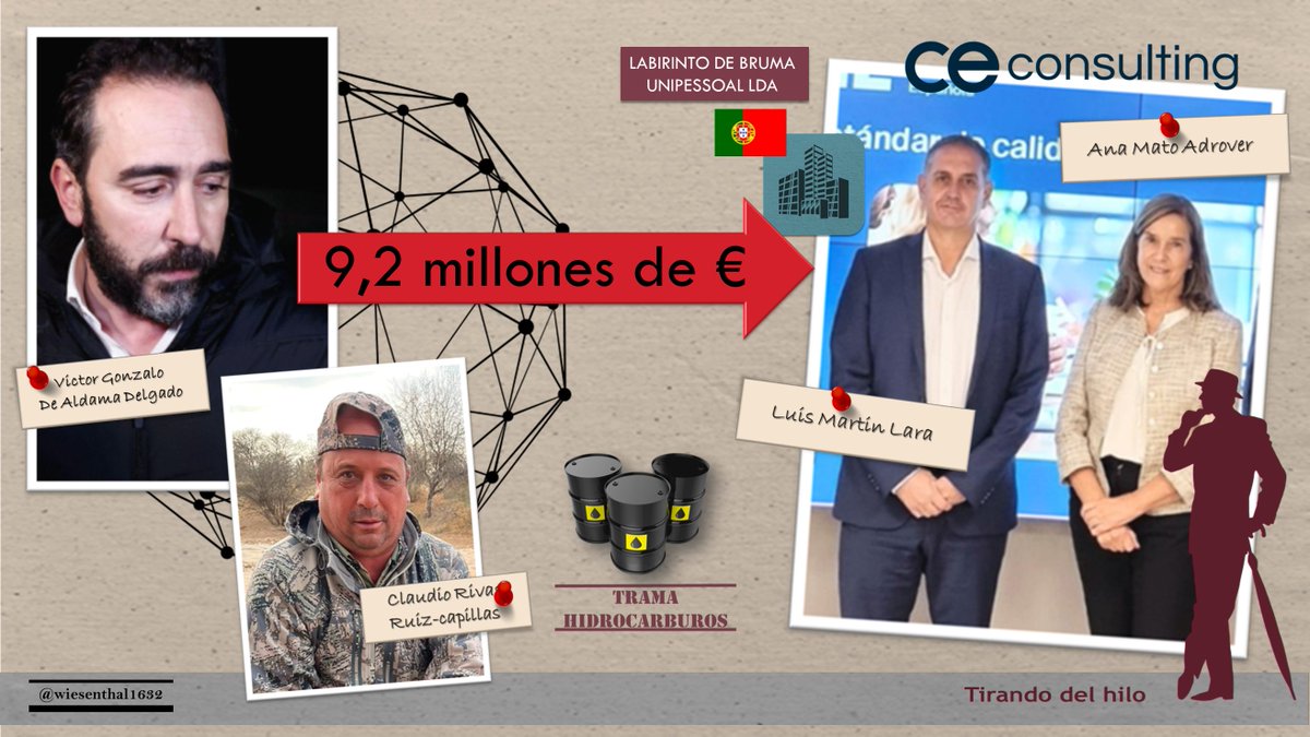 👁️Quién lo iba a decir... El CEO de Ana Mato implicado hasta las trancas en la trama de hidrocarburos de Aldama. 💸💸💸💸💸💸💸💸💸9,2 millones de euracos en una cuenta portuguesa tienen la culpa... ⛽️ 👇