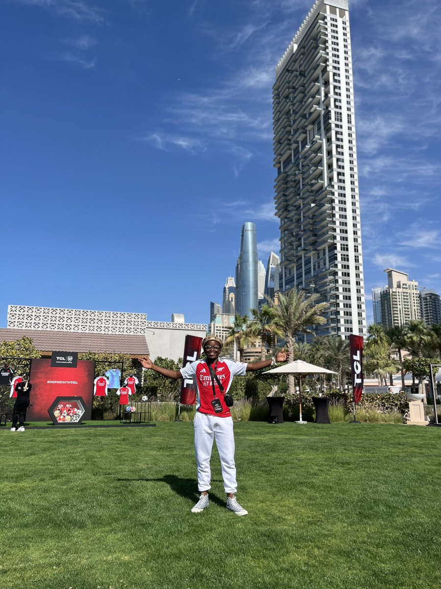 Cellular_jnr's tweet image. Touch down in Dubai with @TCL_SouthAfrica 

Getting ready to interview William Saliba, Ethan Nwaneri and Oleksandr Zinchenko. 

God is good all the time!!! 
#InspireGreatness 
#TCLxArsenal